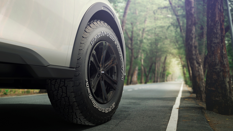 BFGoodrich Trail Terrain T/A - typowy imponujący wygląd ramienia