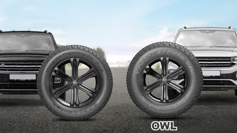 BFGoodrich Trail Terrain T/A - personalizacja wyglądu dzięki tekstowi na ścianie bocznej