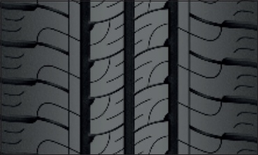 Goodyear EfficientGrip Cargo - lepsze hamowanie na mokrej nawierzchni.