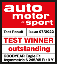 Auto moto sport Zwycięzca testu Goodyear