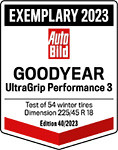  Auto Bild Rozmiar: 225/45R18 Przykładny, 2. miejsce z 54