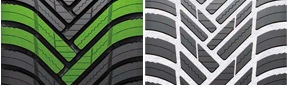 Hankook Kinergy 4S2 X H750A - Opis bieżnika - unikalny bieżnik z rowkami w kształcie litery V