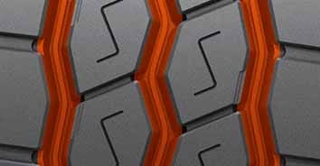 Hankook Smart Work AM11 - Zygzakowaty rowek trakcyjny.