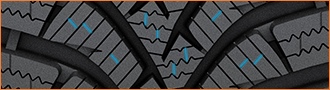 Hankook Winter i*cept RS2 (W452) Nacięcia dla przyczepności na lodzie.