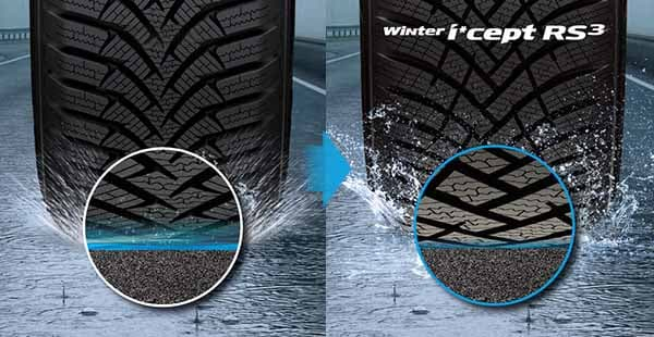 Hankook Aqua Slush - duże rowki w kształcie litery