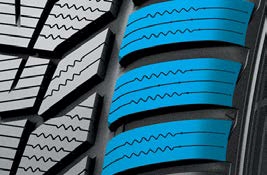 Hankook Winter i*cept evo3 - Zoptymalizowana sztywność bloków