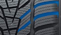 Hankook Winter i*cept evo3 W330 - Wydajność na śniegu - Samoczyszczące rowki trakcyjne