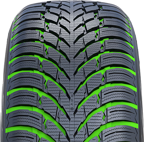 Nokian WR SUV 4 - rowki na śnieg.