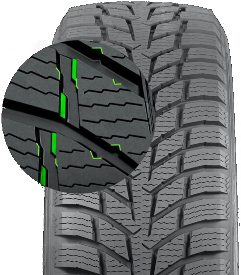 Nokian Snowproof C - Śniegowe pazury zapewniają lepszą przyczepność