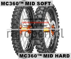 Metzeler MC360 Mid 62R TT Soft Rear